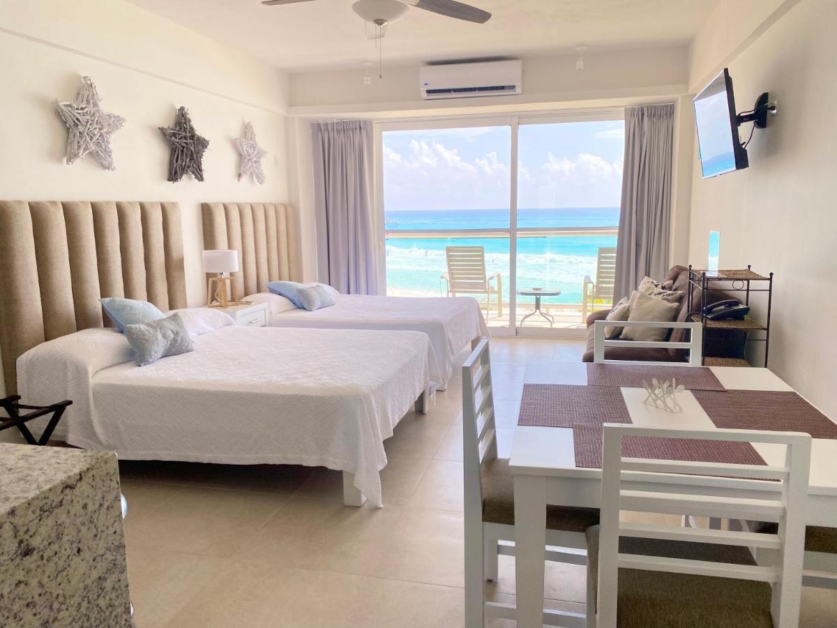 Salvia - Beachfront Studio Cancún Buitenkant foto